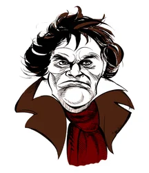 Ludwig van Beethoven, deutscher Komponist, 17. Dezember 1770 - 26. März 1827